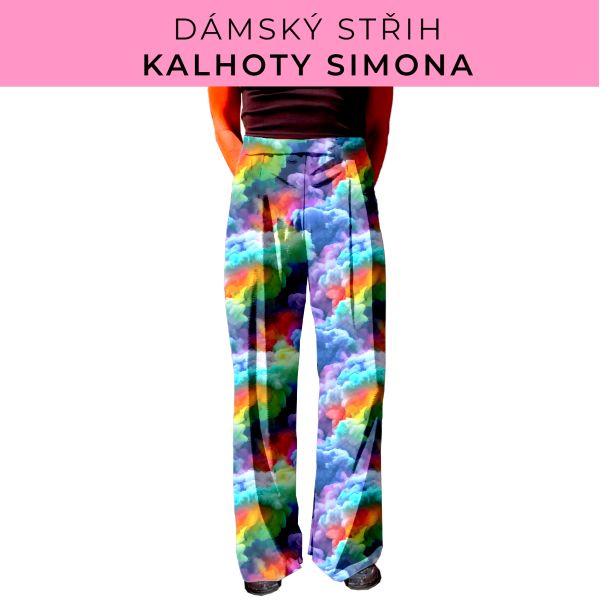 Dámský střih - kalhoty Simona