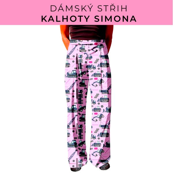 Dámský střih - kalhoty Simona