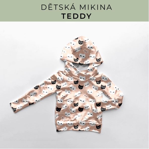 DĚTSKÝ střih - Mikina Teddy