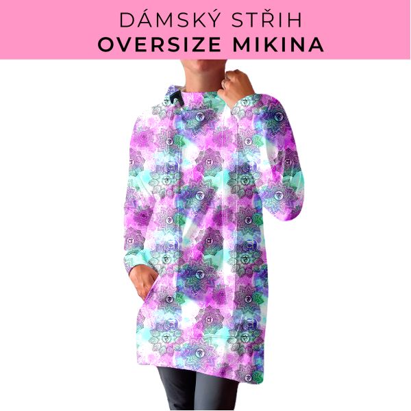 DÁMSKÝ střih - Oversize mikina