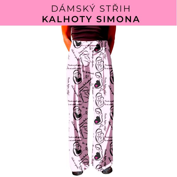 Dámský střih - kalhoty Simona