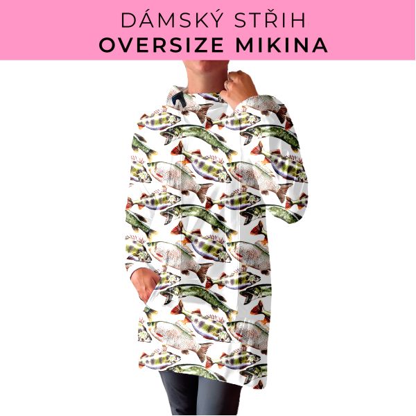DÁMSKÝ střih - Oversize mikina