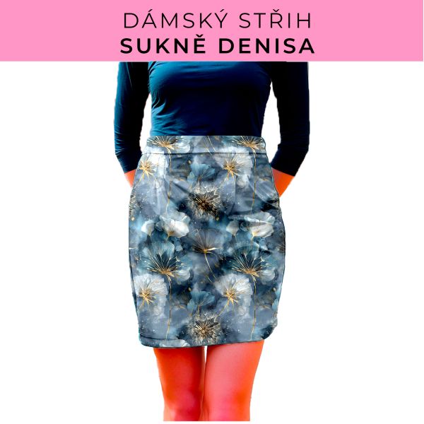 Dámský střih - Dámská sukně Denisa