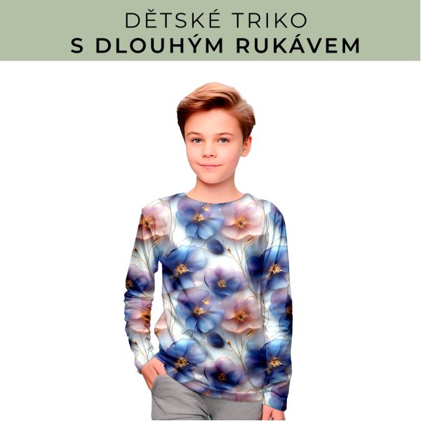 DĚTSKÝ střih - triko dlouhý rukáv