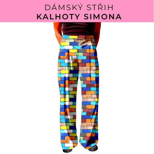 Dámský střih - kalhoty Simona