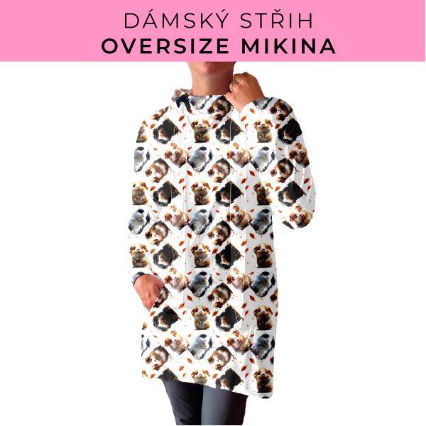 DÁMSKÝ střih - Oversize mikina
