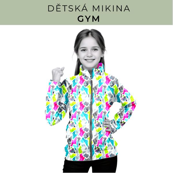 Dětská střih - mikina GYM