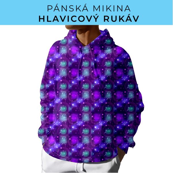 PÁNSKÝ střih - mikina s kapucí