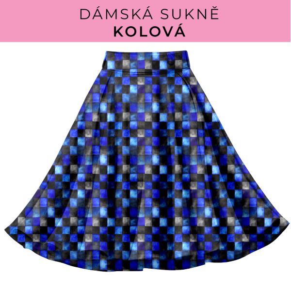 DÁMSKÝ střih - Kolová sukně