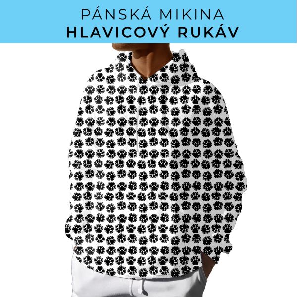 PÁNSKÝ střih - mikina s kapucí