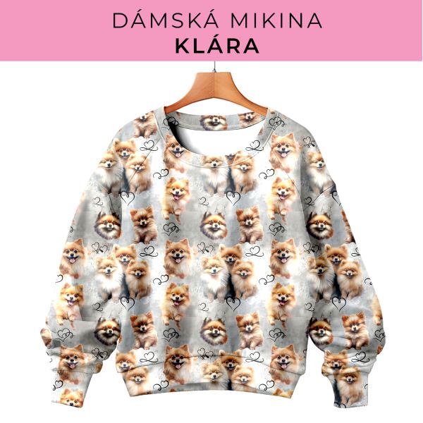 DÁMSKÝ střih - mikina Klára
