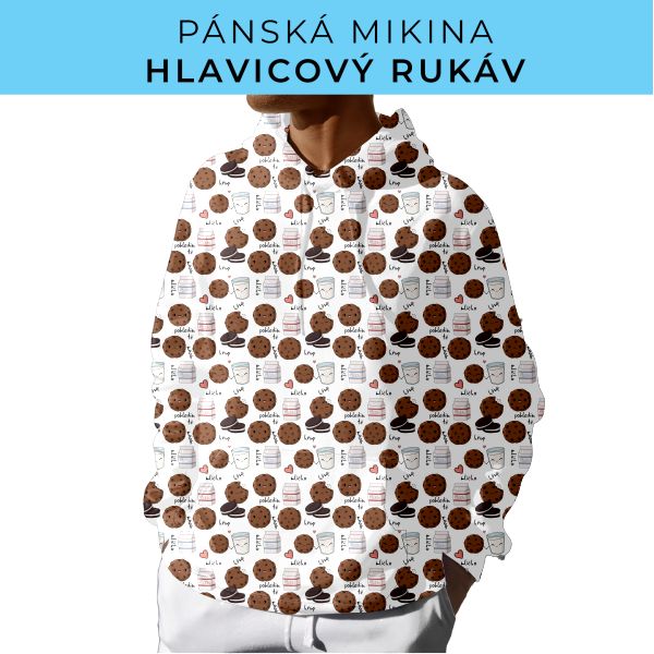 PÁNSKÝ střih - mikina s kapucí