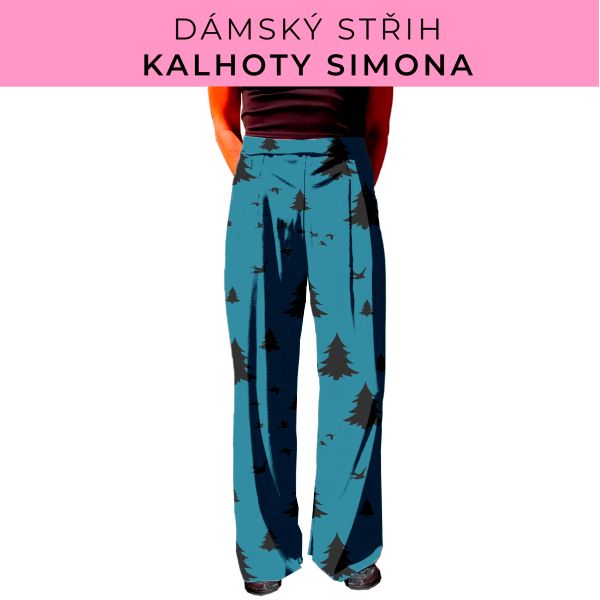 Dámský střih - kalhoty Simona