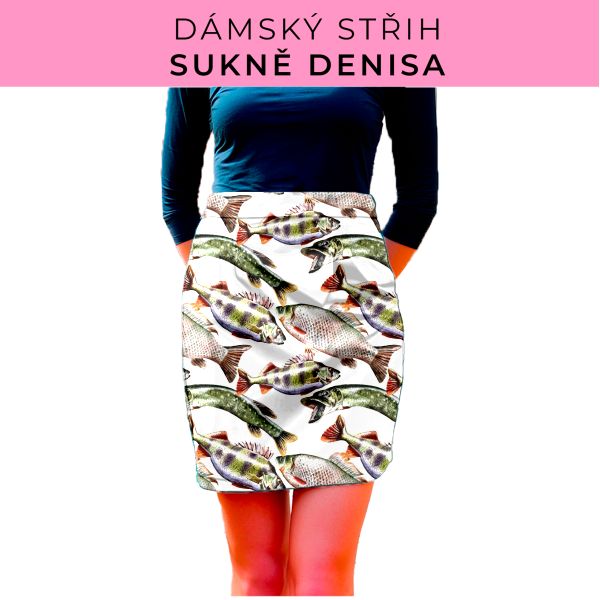 Dámský střih - Dámská sukně Denisa