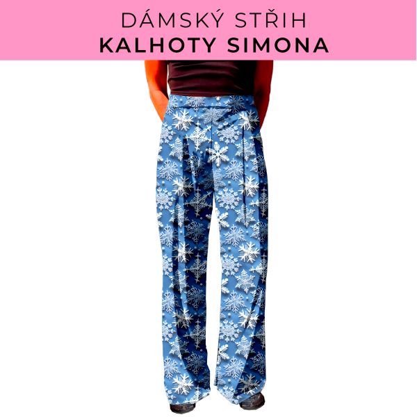 Dámský střih - kalhoty Simona