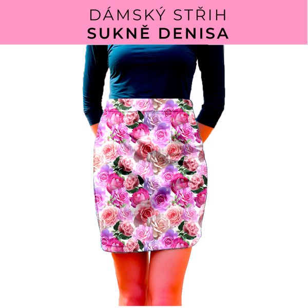 Dámský střih - Dámská sukně Denisa