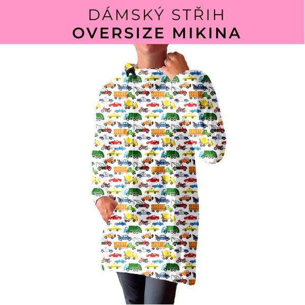 DÁMSKÝ střih - Oversize mikina