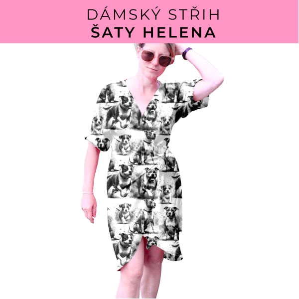 Dámský střih na šaty  Helena