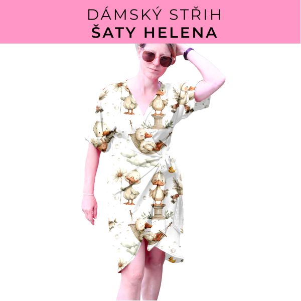 Dámský střih na šaty  Helena