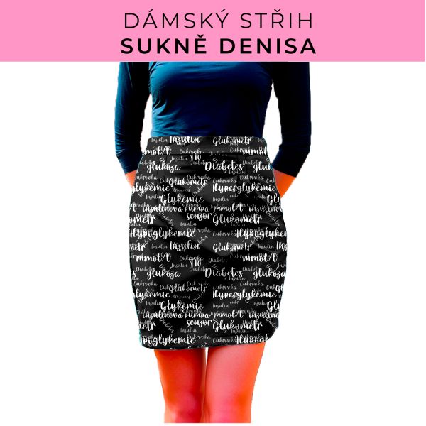 Dámský střih - Dámská sukně Denisa