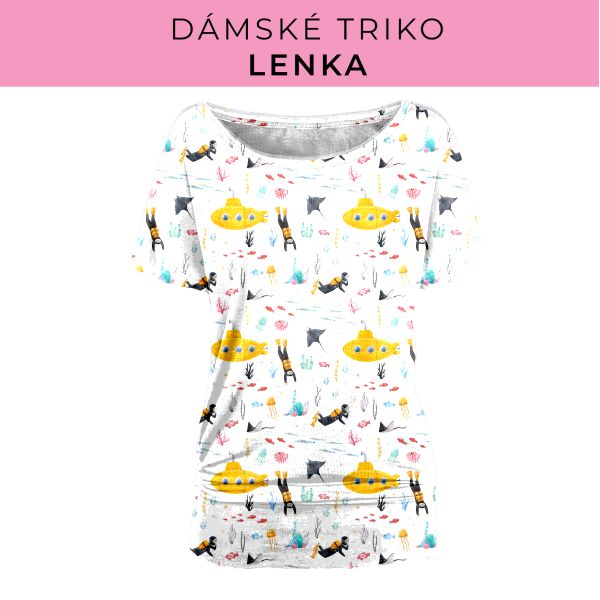 DÁMSKÝ střih - Triko Lenka