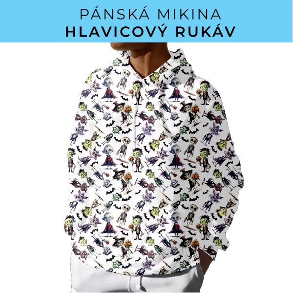 PÁNSKÝ střih - mikina s kapucí