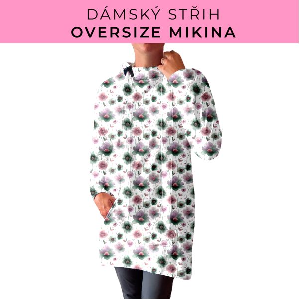 DÁMSKÝ střih - Oversize mikina