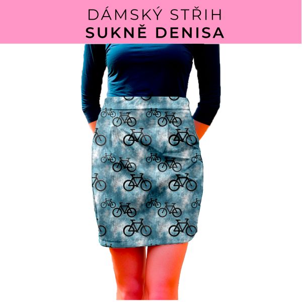 Dámský střih - Dámská sukně Denisa