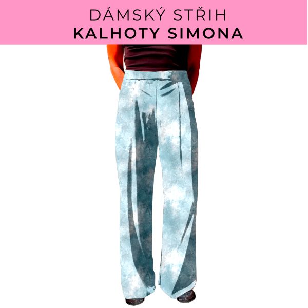 Dámský střih - kalhoty Simona
