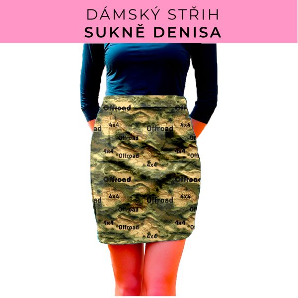 Dámský střih - Dámská sukně Denisa