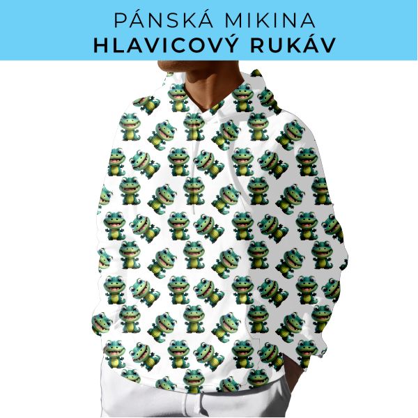 PÁNSKÝ střih - mikina s kapucí