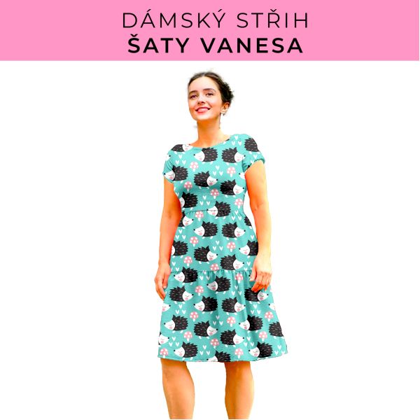 Dámský střih šaty Vanesa