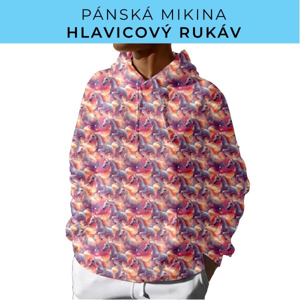 PÁNSKÝ střih - mikina s kapucí