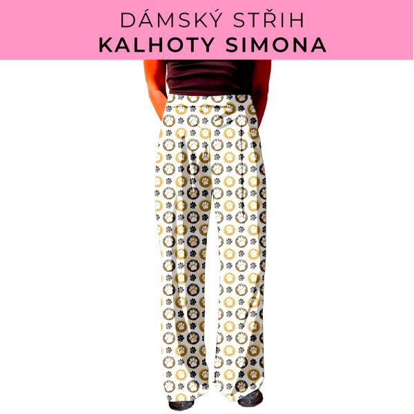 Dámský střih - kalhoty Simona