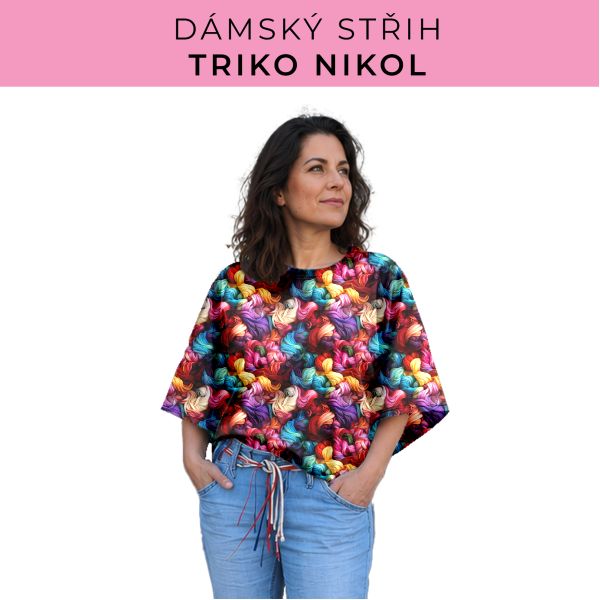 Dámský střih -  triko Nikol