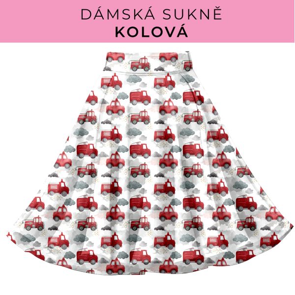 DÁMSKÝ střih - Kolová sukně