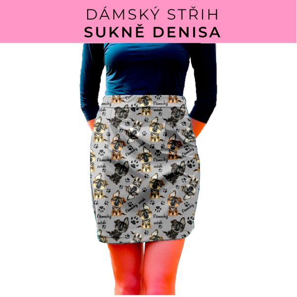 Dámský střih - Dámská sukně Denisa