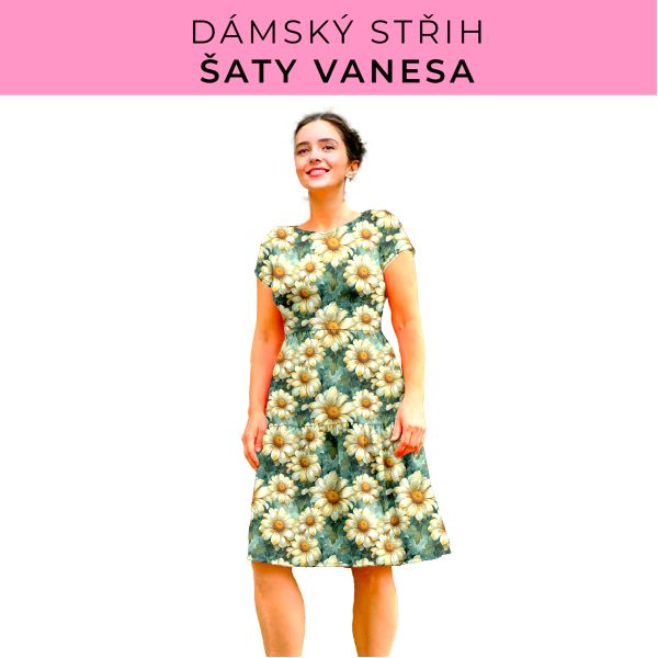 Dámský střih šaty Vanesa