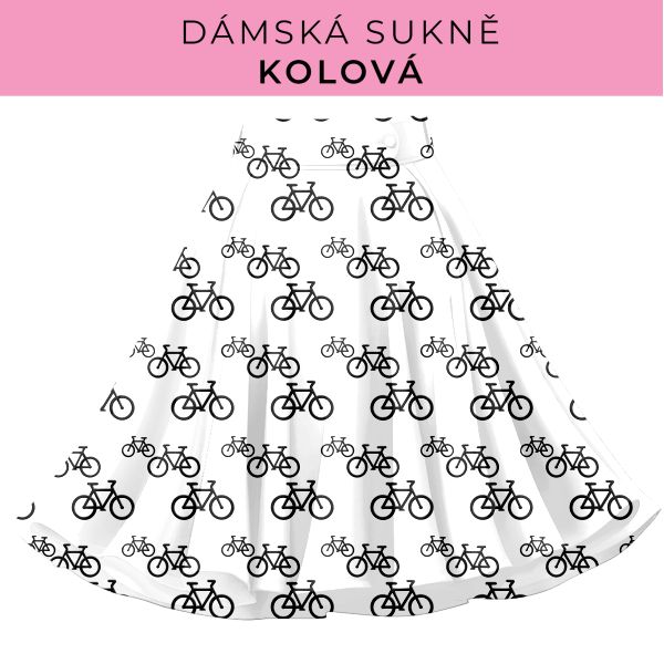 DÁMSKÝ střih - Kolová sukně