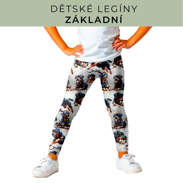 DĚTSKÝ střih - legíny základní
