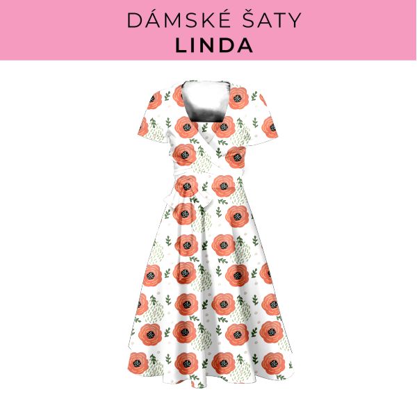 DÁMSKÝ střih - šaty Linda
