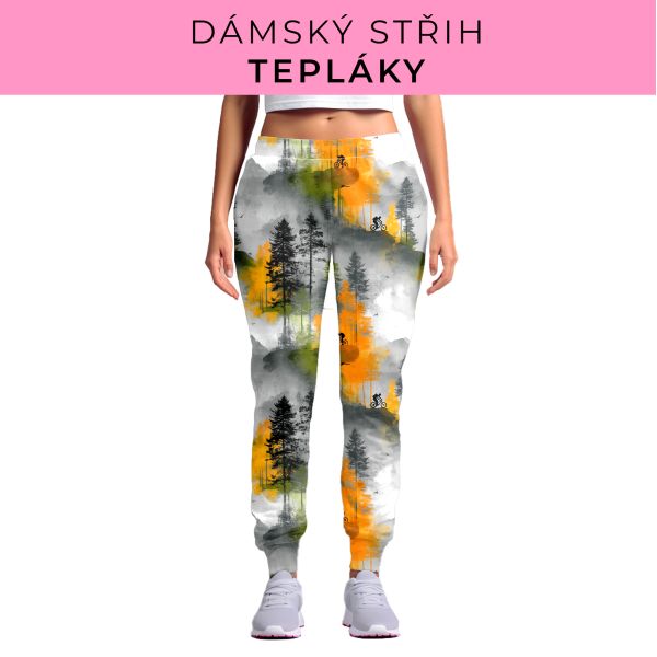 DÁMSKÝ střih - tepláky