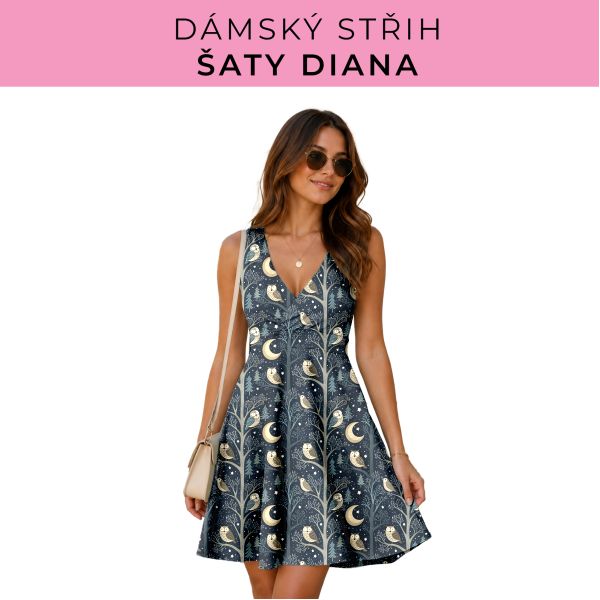 Dámský střih - šaty Diana