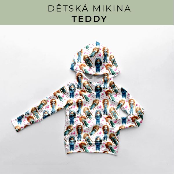 DĚTSKÝ střih - Mikina Teddy