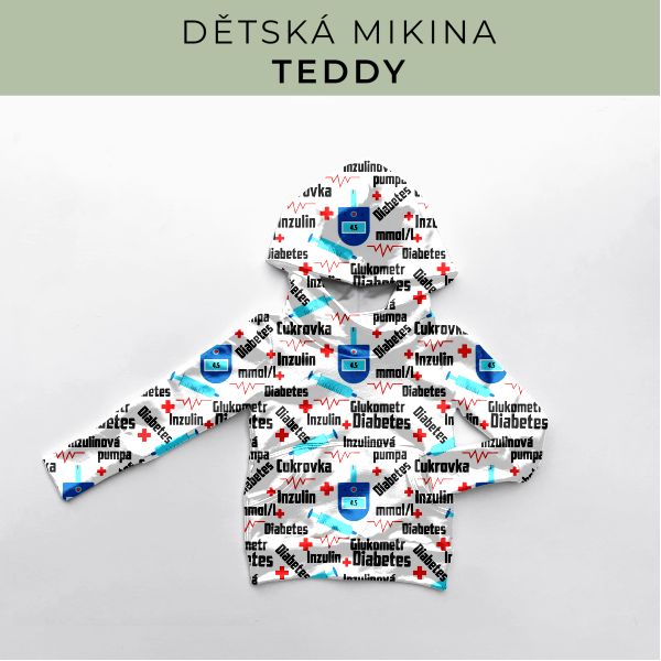 DĚTSKÝ střih - Mikina Teddy