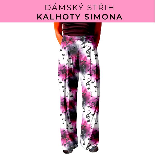 Dámský střih - kalhoty Simona