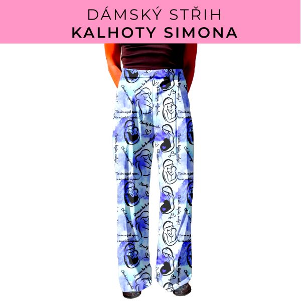 Dámský střih - kalhoty Simona