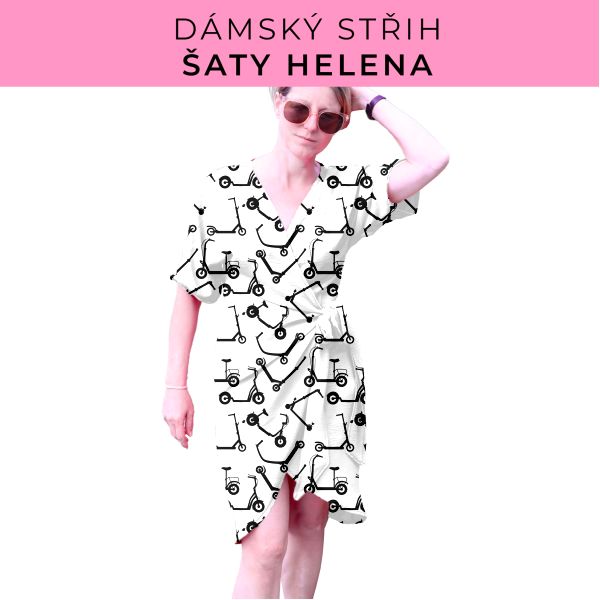 Dámský střih na šaty  Helena