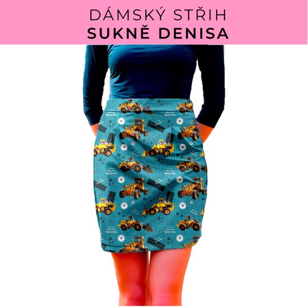 Dámský střih - Dámská sukně Denisa