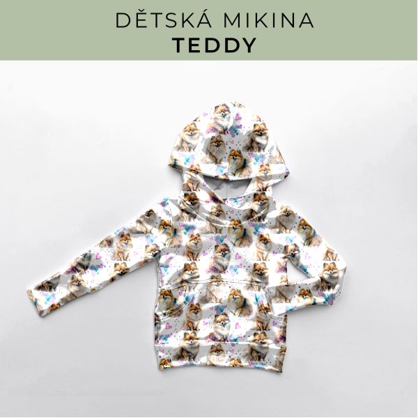 DĚTSKÝ střih - Mikina Teddy